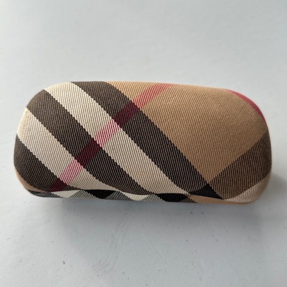 Authentic Burberry Nova Check Glass Case - Picture 1 of 6